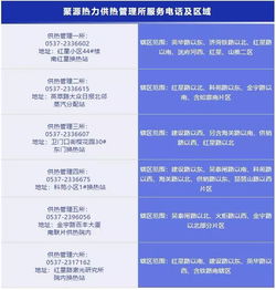 今日起，濟寧市東城區(qū)供暖進入熱運行，服務電話與區(qū)域劃分公布